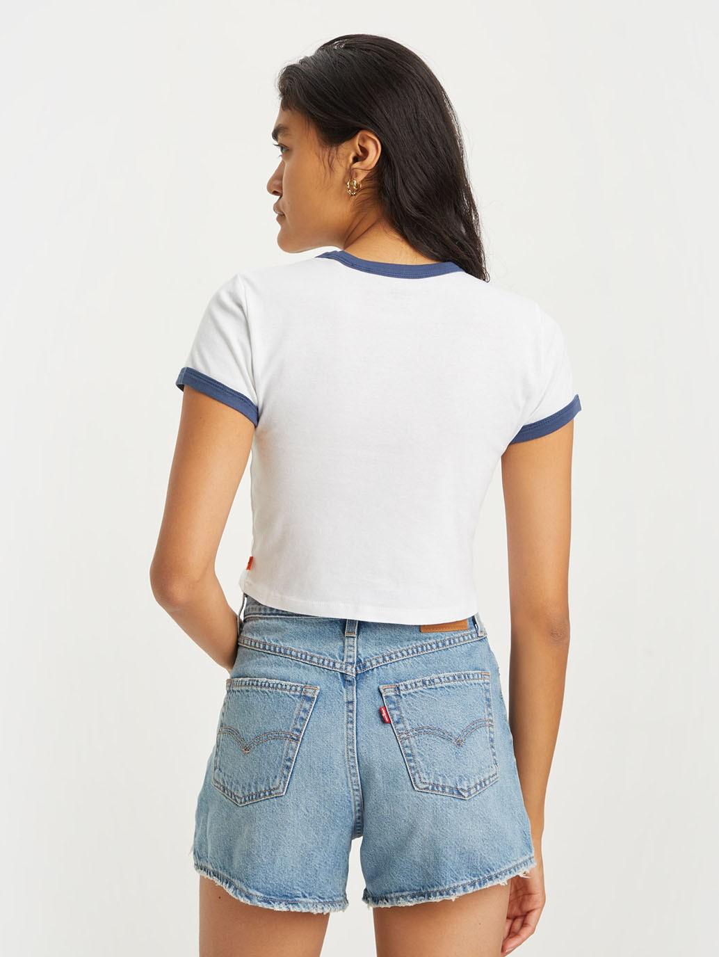 Buy Levis® Womens Graphic Ringer Mini Tee Levis® Official Online Store Ph 1953
